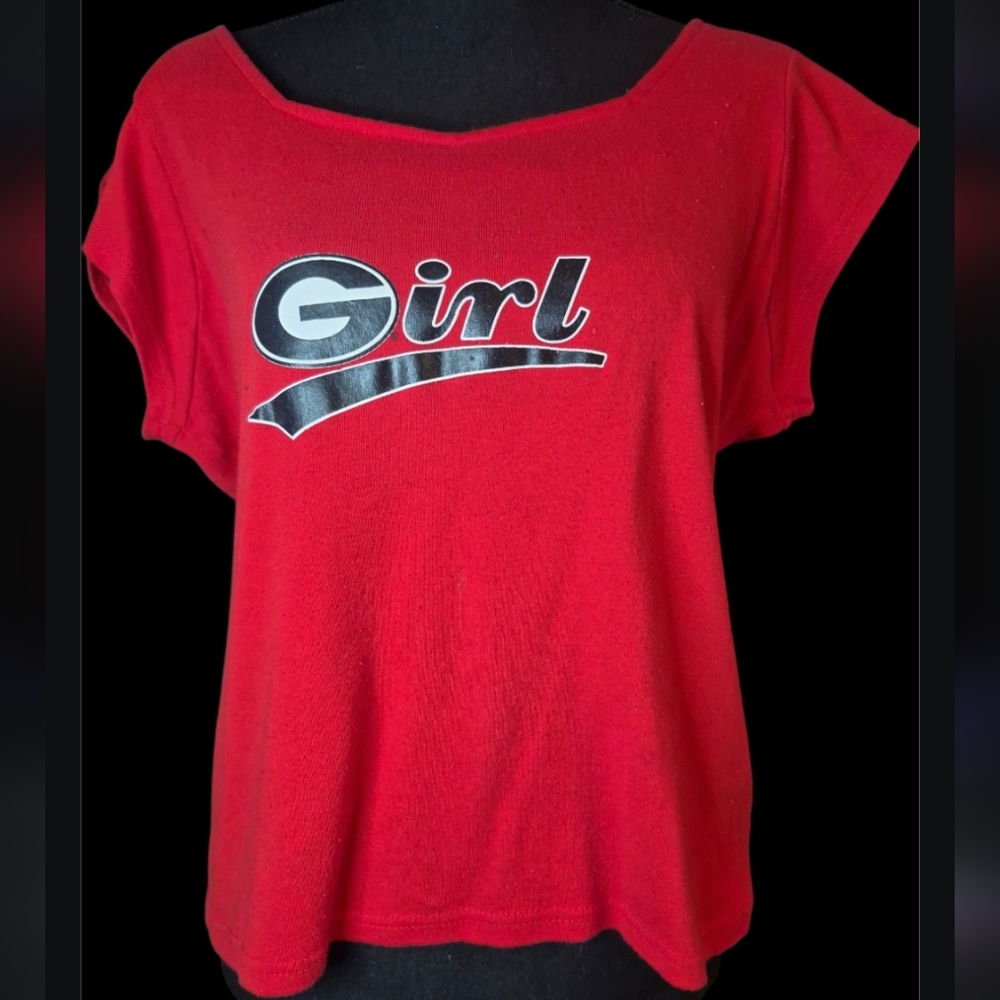 Show Your Spirit: "For The Glory" UGA "Girl" Fan Shirt - Size XL